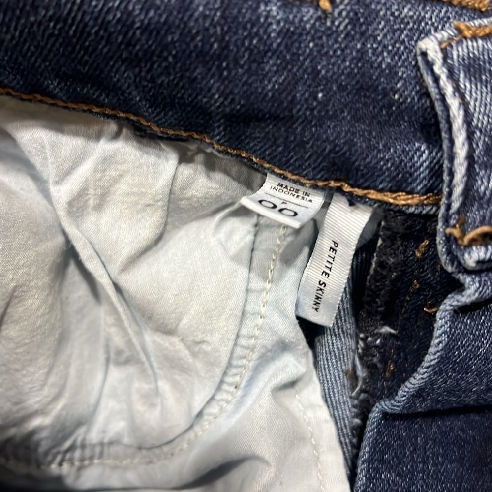 4 for $20 Loft  Outlet Petite Skinny jeans size 00 - Picture 5 of 5